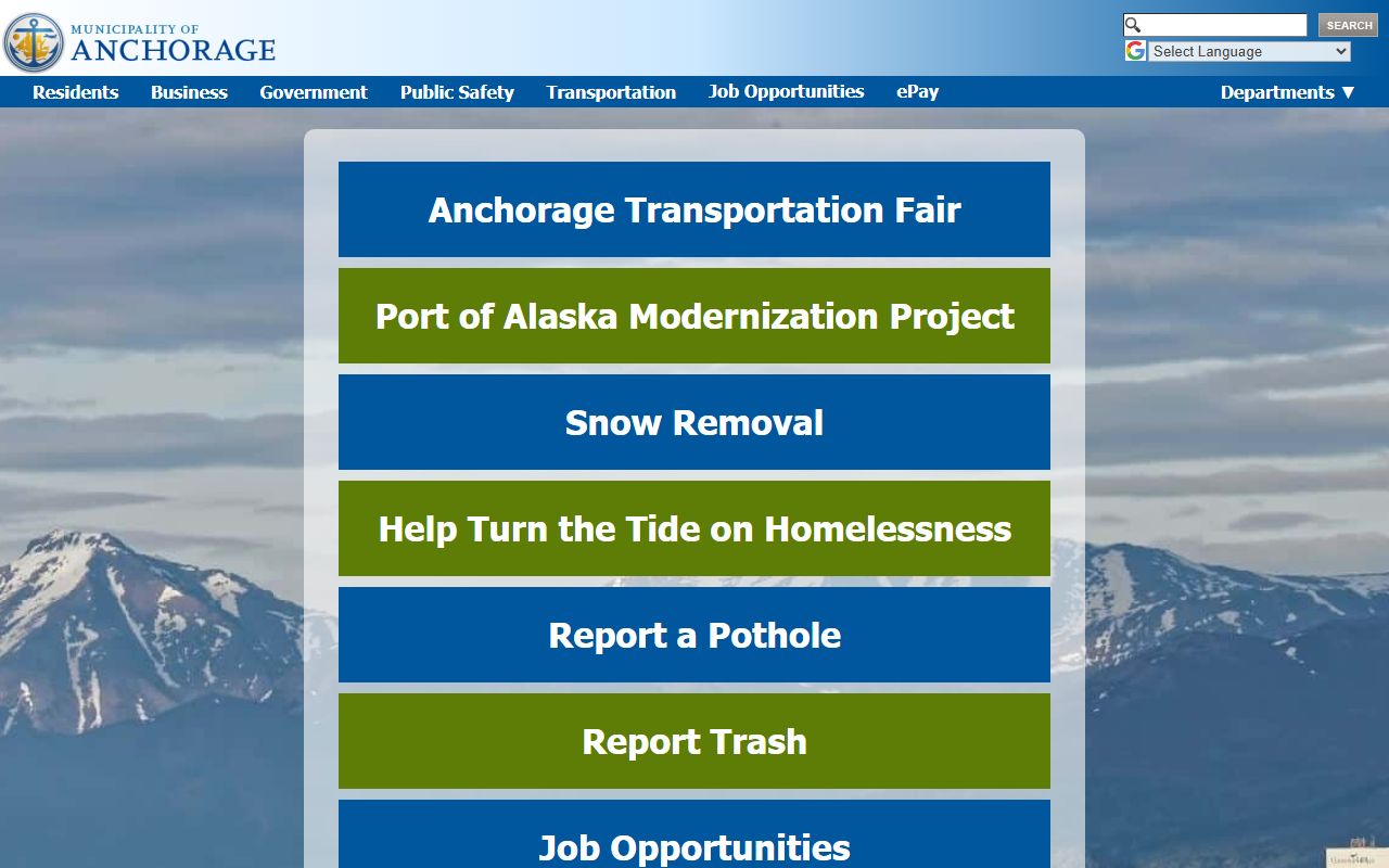 Anchorage Municipality sex offenders