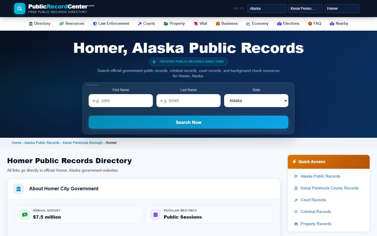 Kenai Peninsula Borough sex offenders